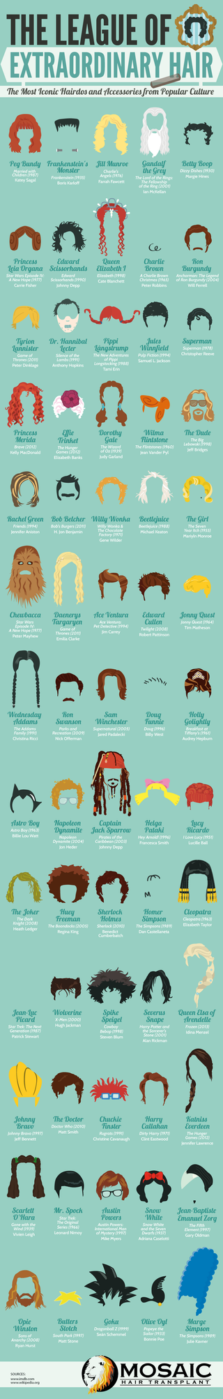 Illustration for article titled Iconic hairstyles of famous characters from pop culture